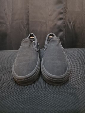 Vans Men's Slip-On Sneakers in Black